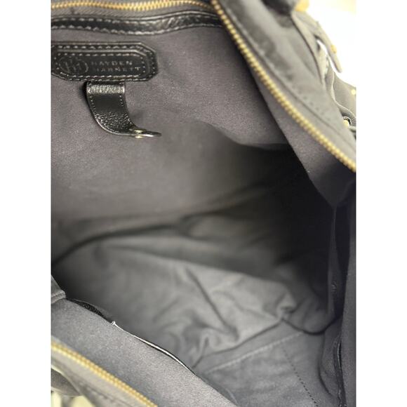 Hayden Harnett Black Ibiza Convertible Large Tote Travel Bag - Picture 12 of 14